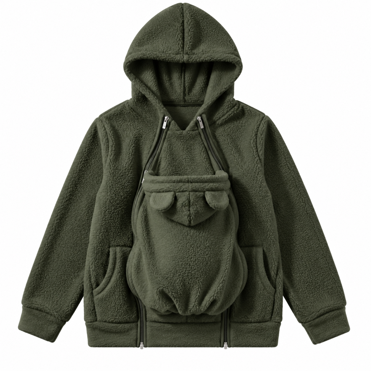 Le Cocon – Veste de portage 2 en 1 en polaire