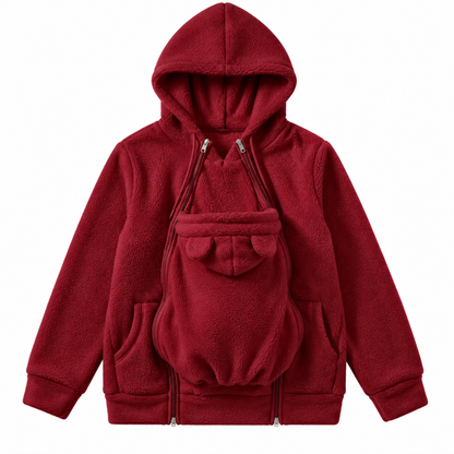 Le Cocon – Veste de portage 2 en 1 en polaire