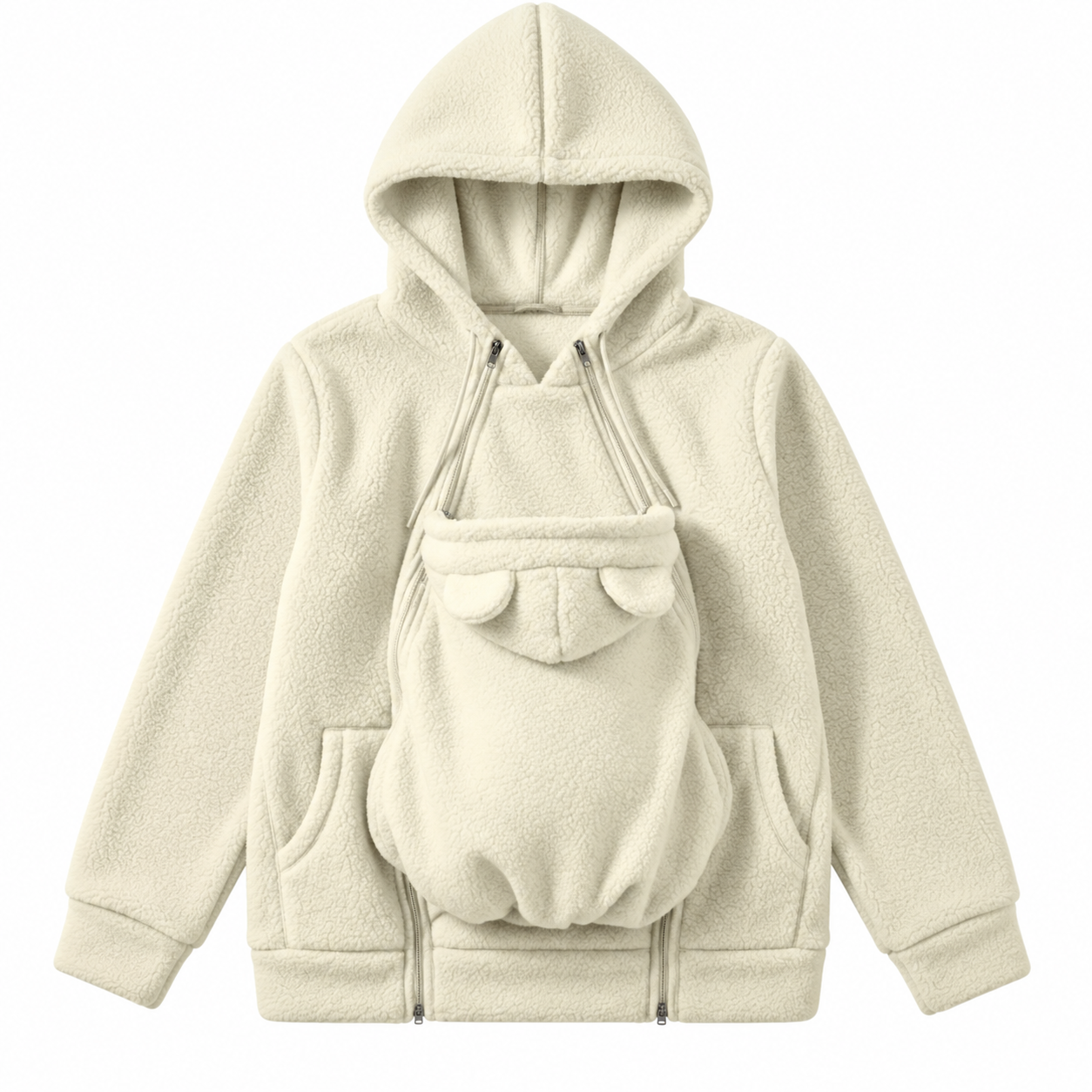 Le Cocon – Veste de portage 2 en 1 en polaire