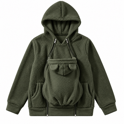 Le Cocon – Veste de portage 2 en 1 en polaire